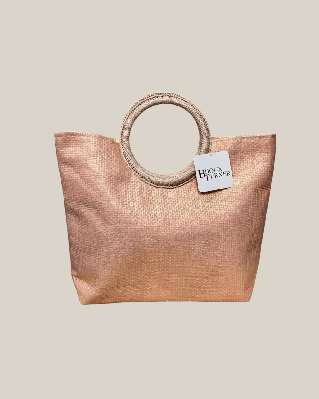 Summer Glow Round Handle Tote